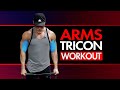 At Home TriCon Training Arms Workout For Size (BANDS ONLY!)