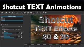 How To Add TEXT in Shotcut - Shotcut How To Add TEXT - Shotcut Text Animation - Shotcut Tutorial -