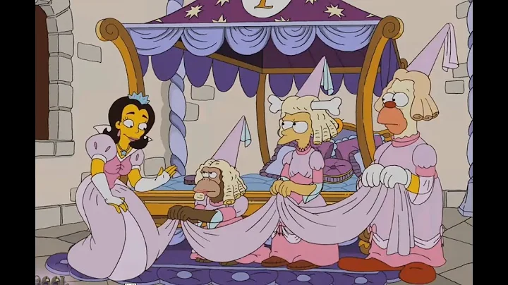 The Simpsons- Princess Sleeping In Bed!
