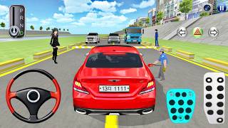 New red mercedes car at Parking -  3D Driving Class 2026 - car driving game screenshot 5