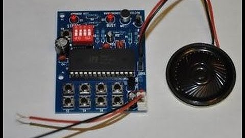 TISHITU APR9600 Audio Recorder IC for Announcements and Embedding