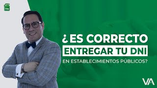 ¿Es correcto entregar tu DNI en establecimientos públicos? | #FinanzasParaTuBolsillo - T1-E14