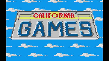 California Games - Atari Lynx - Intro & Title Screen