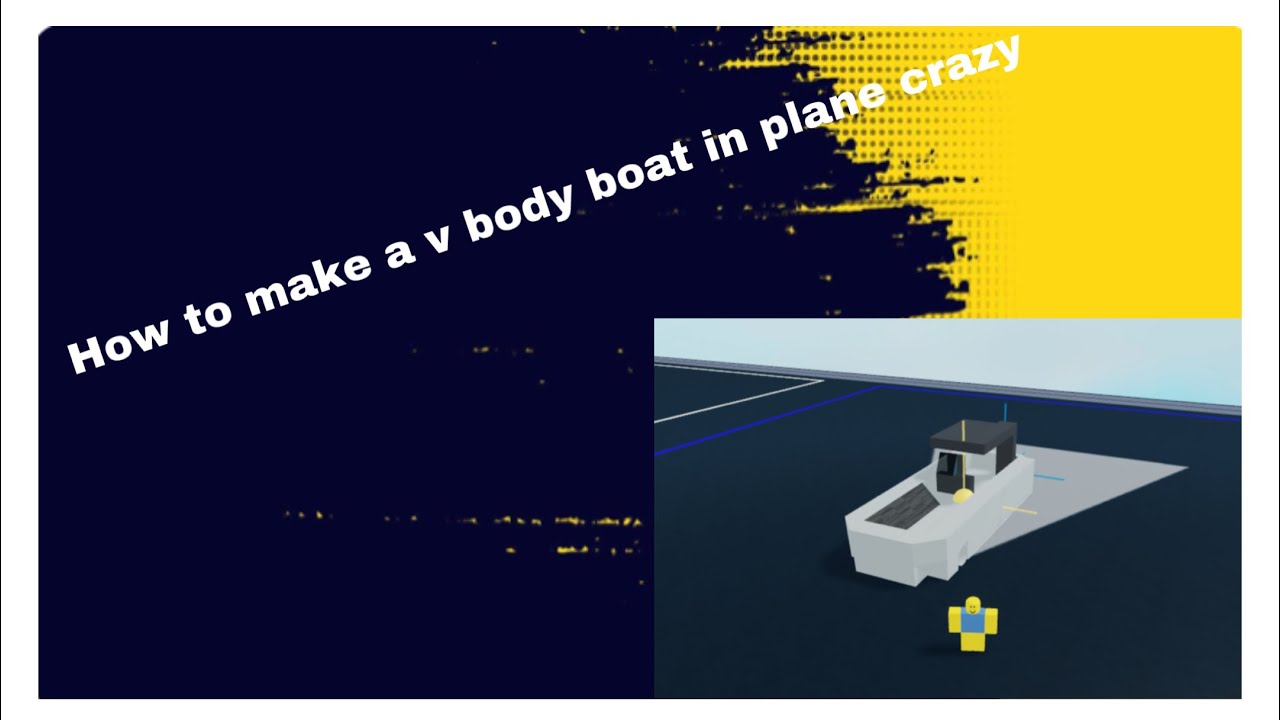 V body boat/plane crazy/tutorial YouTube