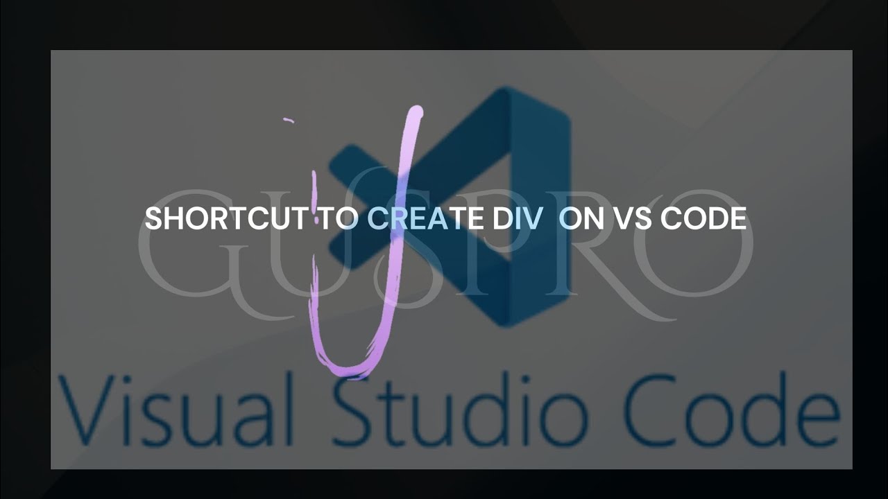 Shortcut to create a div on vscode - YouTube
