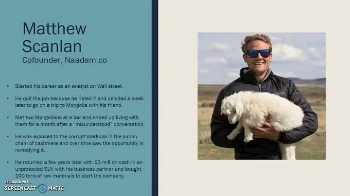 Social Entrepreneur Profile: Matthew Scanlan