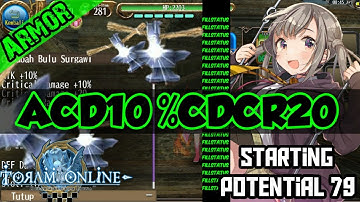 Fill Stat ACD10%CDCR20 Armor - Toram Online
