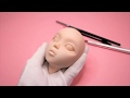 Polymer clay face sculpting time lapse