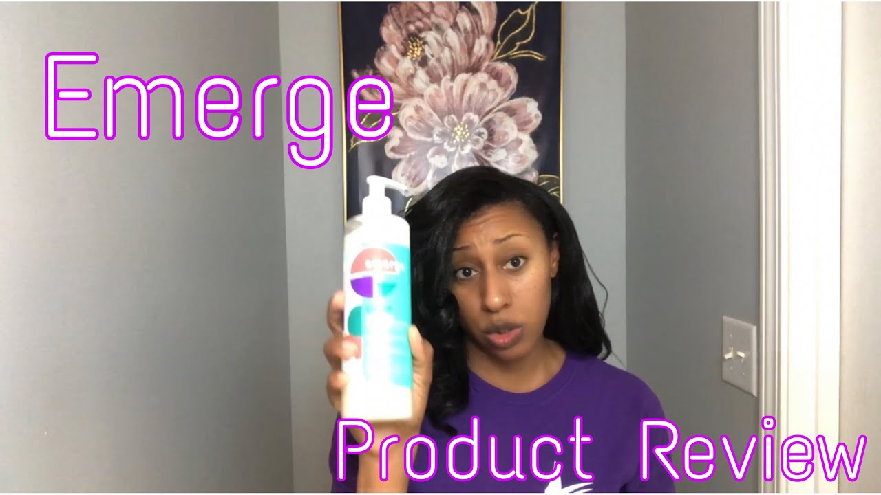 Wash Day using products from the Emerge Natural Hair Care line.