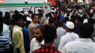 Accident in hyderguda attapur near golden palace hotel Accident in hyderguda attapur near golden palace hotel