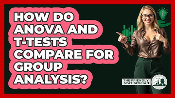 How Do ANOVA And T-tests Compare For Group Analysis? - The Friendly Statistician