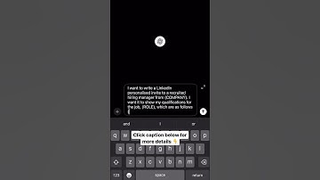 How to write a LinkedIn personalised invite to a recruiter/hiring manager using ChatGPT 👀💡 #SHORTS