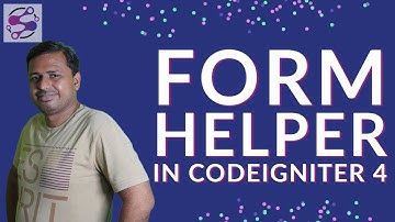 Form Helper in Codeigniter 4 in Urdu OR Hindi | Create forms in Codeigniter 4 | Form helper in Ci4