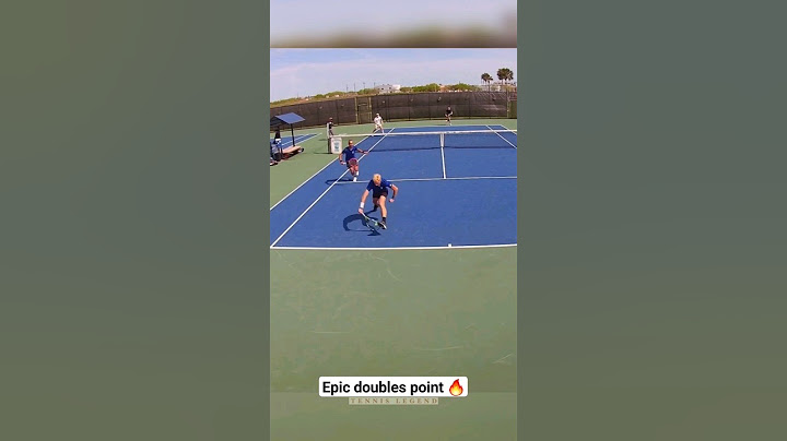 College Tennis epic doubles point won by Matthieu Coignet and Antoine Vicaire of TAMUCC #tennis