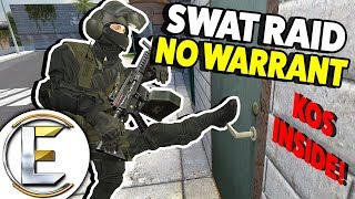 SWAT RAID WITH NO WARRANT! - Gmod DarkRP Trolling (Almost Got Banned From My Own SERVER!)
