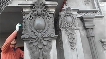 ĐẮP ĐẤU CỘT NHÀ TÂN CỔ ĐIỂN Grafting a neoclassical column house