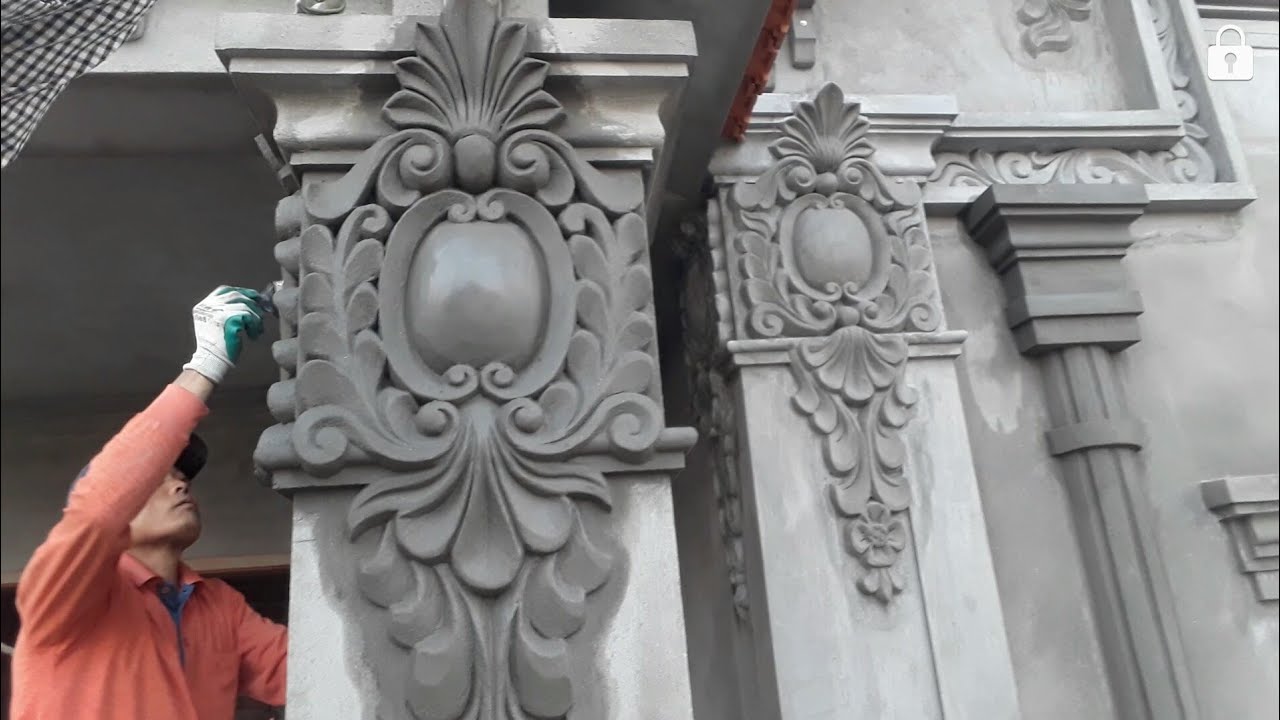 ĐẮP ĐẤU CỘT NHÀ TÂN CỔ ĐIỂN Grafting a neoclassical column house ...