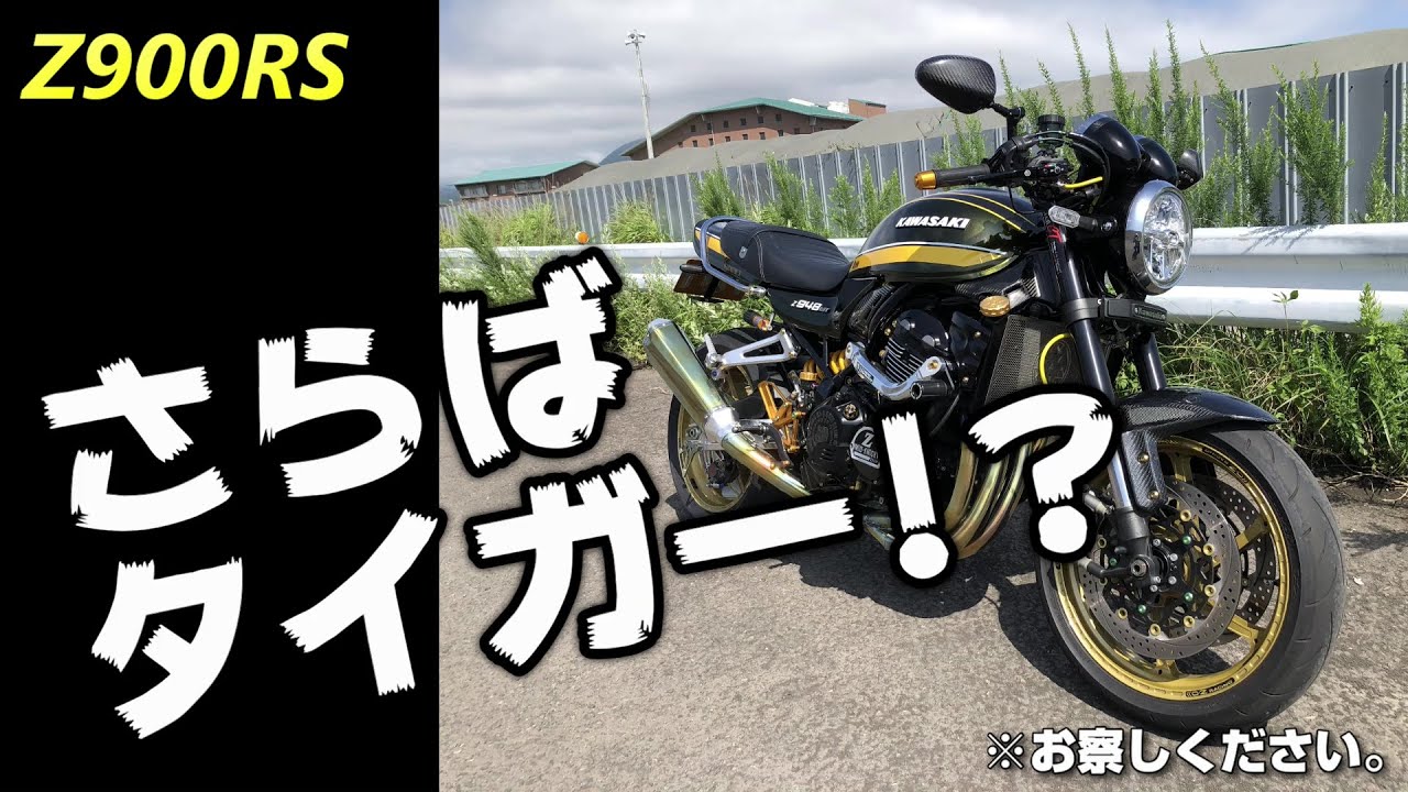 Z900RS】さらばタイガー!? ※お察しください。 - YouTube