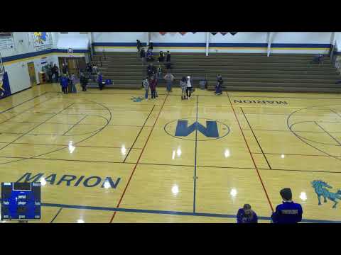 Marion High School vs Northland Lutheran High School Womens Varsity Basketball