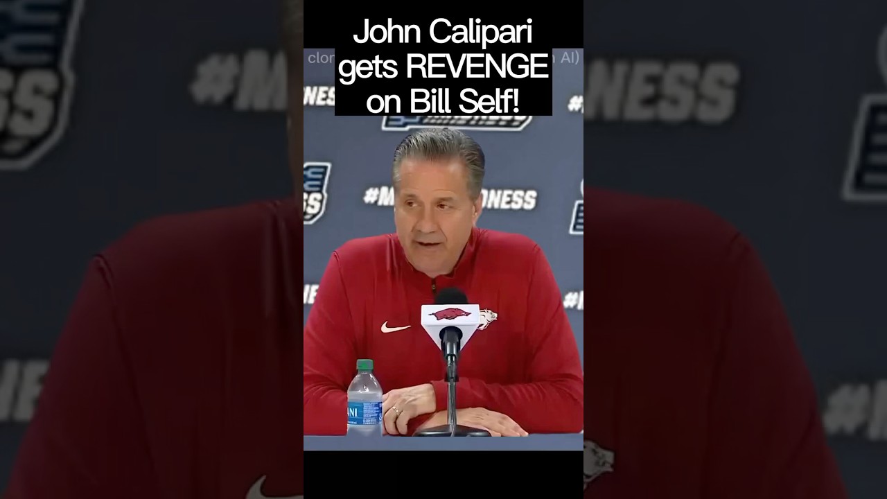 Calipari gets revenge on Bill Self! Arkansas beat Kansas!