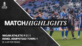 Multi-Cam Match Highlights Wigan Athletic 15 - 13 Hemel Hempstead Town Fc Emirates Fa Cup