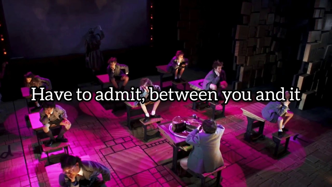 Matilda Broadway musical[Bruce karaoke] instrumental