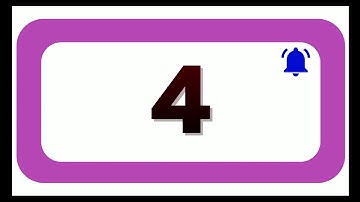 4 Seconds Countdown Timer With Sound Effect COLOR 4K   HD   1080