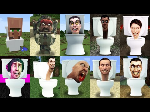 Все Виды Скибиди Туалетов В Майнкрафт Skibidi Toilet Garry's Mod Mod Minecraft Addon Моды Scp 1