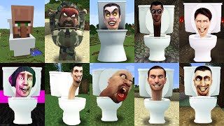 Все Виды Скибиди Туалетов В Майнкрафт Skibidi Toilet Garry's Mod Mod Minecraft Addon Моды Scp #1