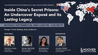 Inside China's Secret Prisons: An Undercover Exposé And Its Lasting Legacy | Hoover Institution