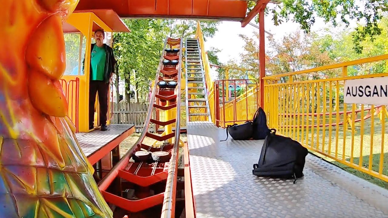 Familien-Achterbahn (Onride/POV) Video Erse Park Uetze 2020
