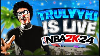 🔴LIVE!! 1v1 COURT STREAKING PULL UP NEW BUILD ON NBA2K24 !!