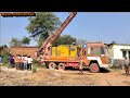 Borewell drilling from village || 110 फीट में फूल पानी || live camera video