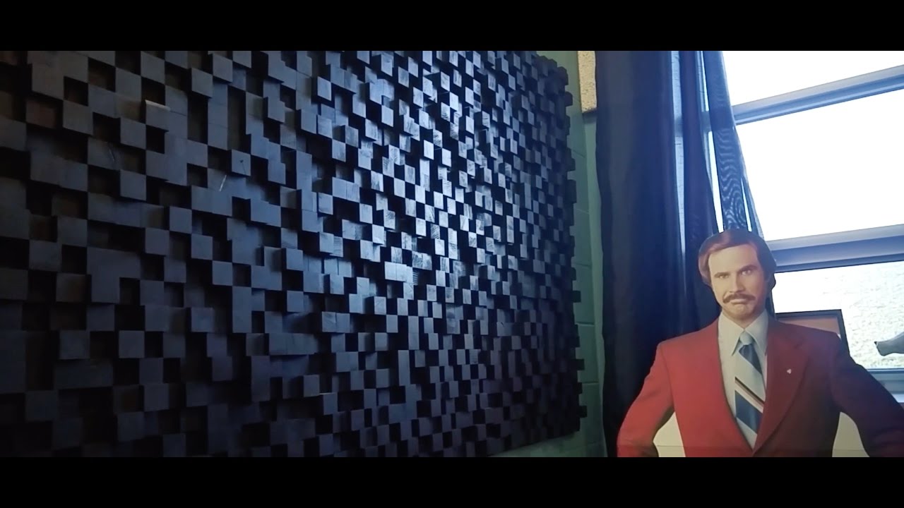 AWESOME DIY 3D Wall Art/Sound Diffuser Panels! Start To Finish! - YouTube