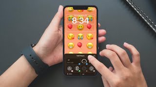 How to Create an Emoji Lock Screen Wallpaper in iOS 16 on iPhone 🔥🔥 screenshot 5