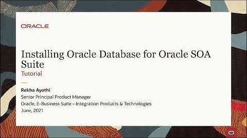 Installing Oracle Database 19c for Oracle SOA Suite