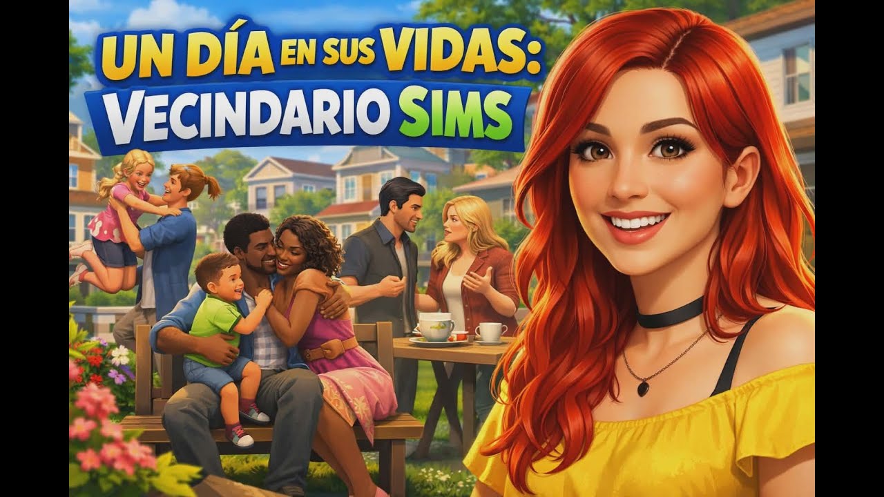UN DIA EN SUS VIDAS: VECINDARIO SIMS CAP 2 / SIMS 4 