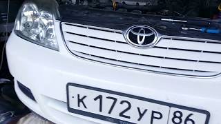 Проверка зазоров клапанов и замена масла на Toyota Corolla