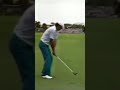 兄ジャンボ尾崎のパットを中断させた😅ジェット尾崎(尾崎健夫)プロのパーシモン3wショット✨ #golf #ジャンボ尾崎 #ジェット尾崎 #パーシモン #日本プロゴルフ選手権
