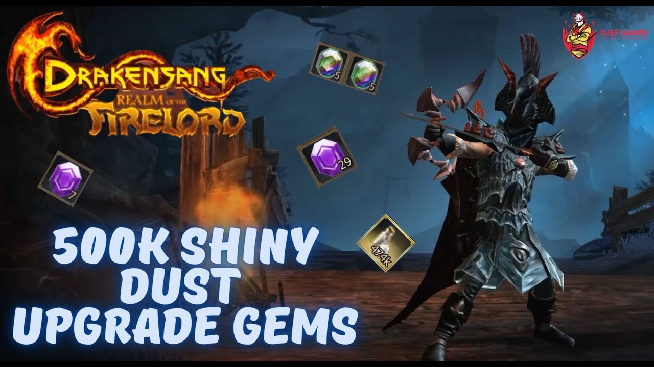 Drakensang Online, 500k Shiny Dust, Upgrade Gems, Upgrade Ranger