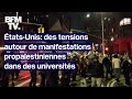 Tatsunis regain de tensions autour de manifestations propalestiniennes dans des universits