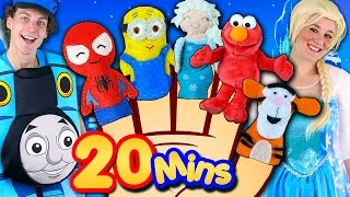 Finger Family Song - Mega Finger Family Collection Frozen Minions Elmo Nursery Rhymes More
