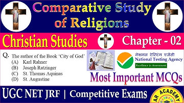 Christian Religion MCQs | Comparative Study of Religions | UGC NET | Religious Studies | Chapter-02
