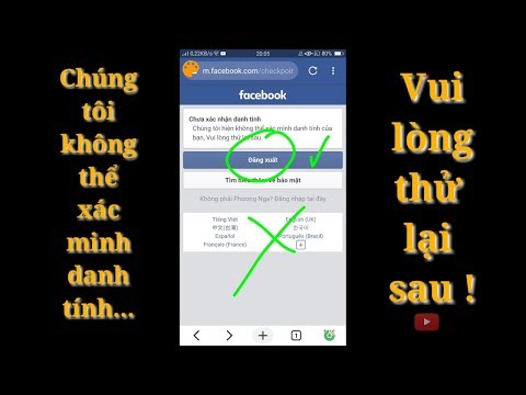 Chúng tôi không thể xác minh danh tính...! | Minh kiet tg