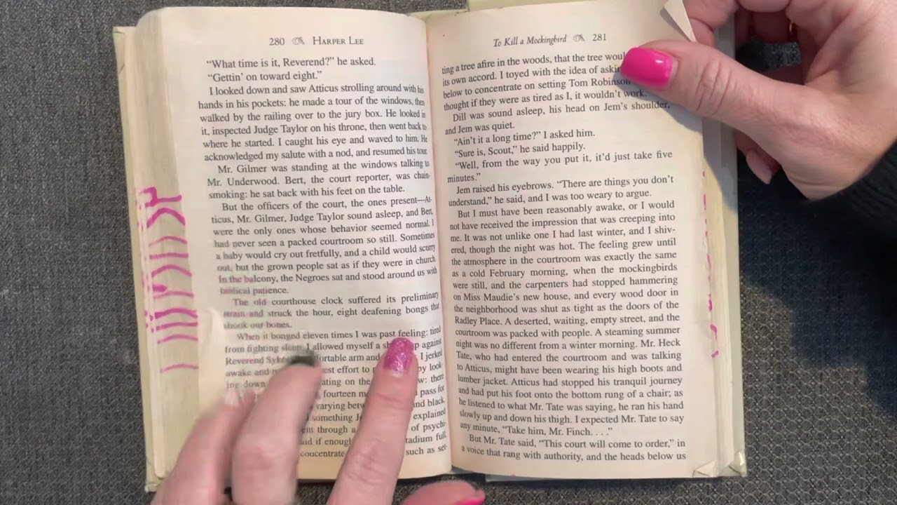 Chapter 21 of TKAM by Harper Lee (Cal's Reading)