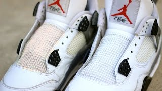 RESTORATION: HOW TO UNYELLOW/CLEAN JORDAN 4 NETTING!!!