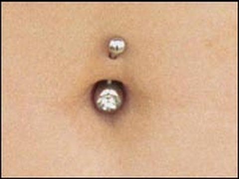 How to clean a belly button piercing! - YouTube