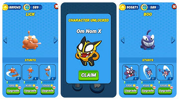 Om Nom Run Gameplay Om Nom X Unlocked vs Lick vs Boo