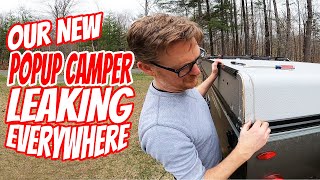 LEAKING ROOF REBUILD! New Rockwood Pop Up Camper Leaking EVERYWHERE!