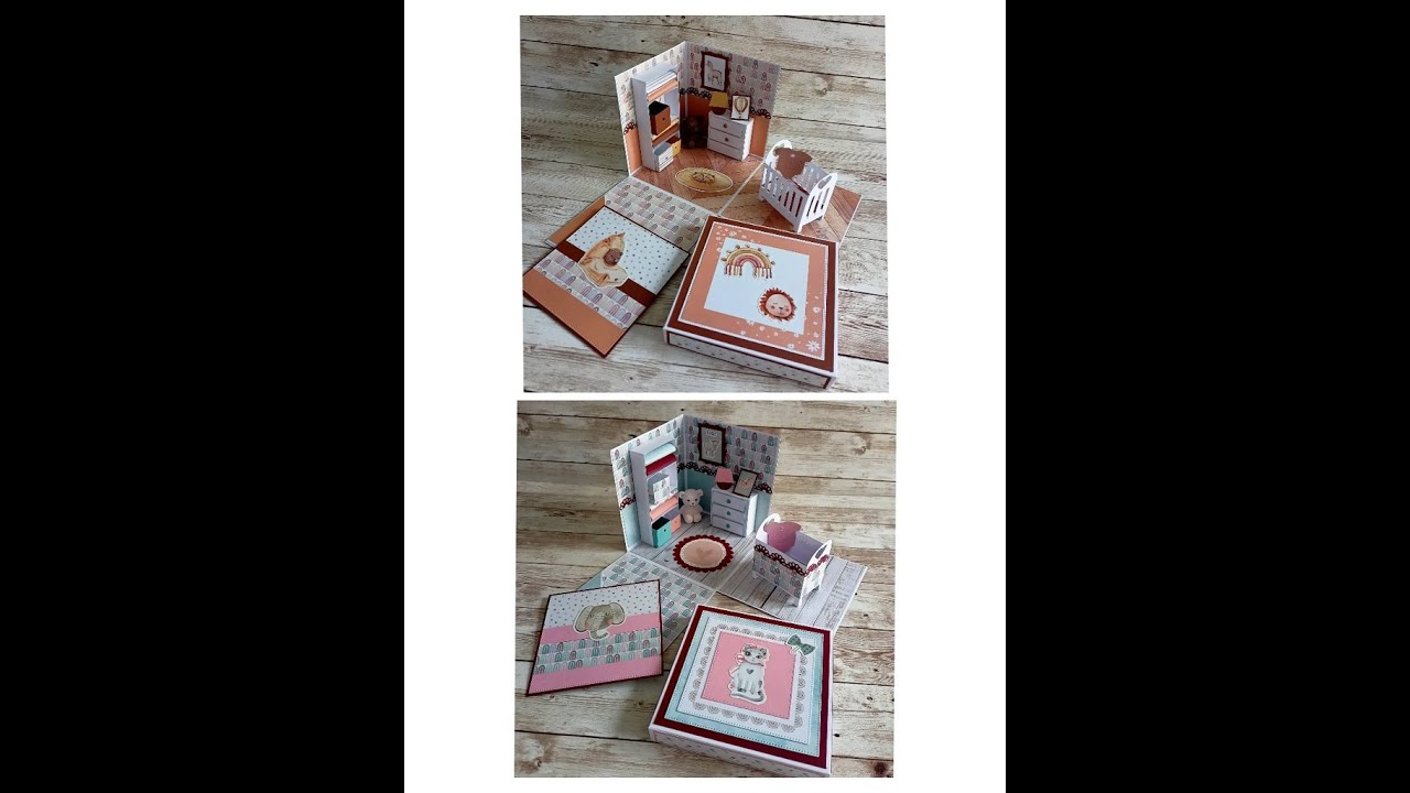 PRESENTATION BOITE A EXPLOSION  naissance Sacha et Emy ( matériel ACTION)